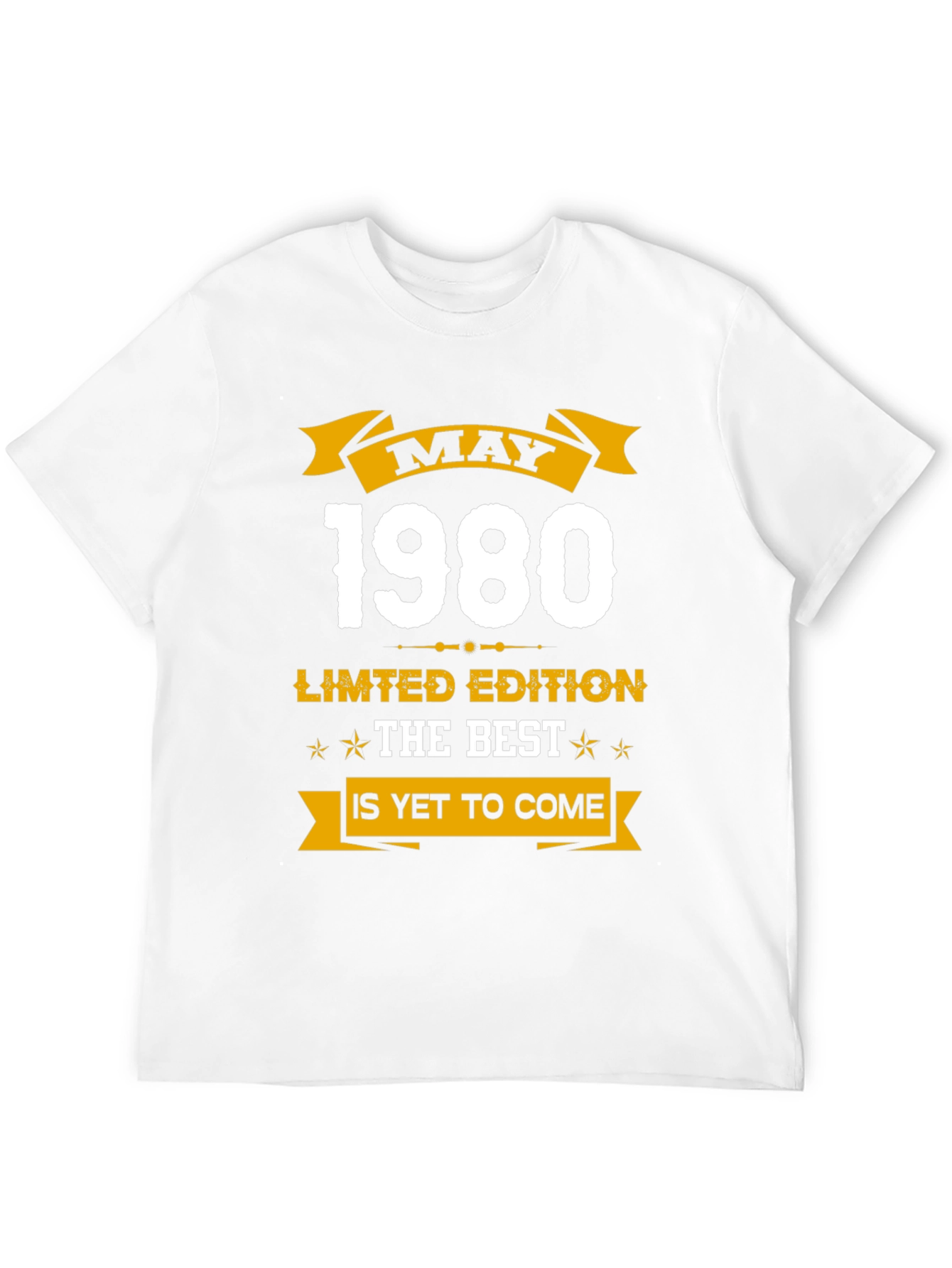 May 1980 Limited Edition Birthday T-Shirt