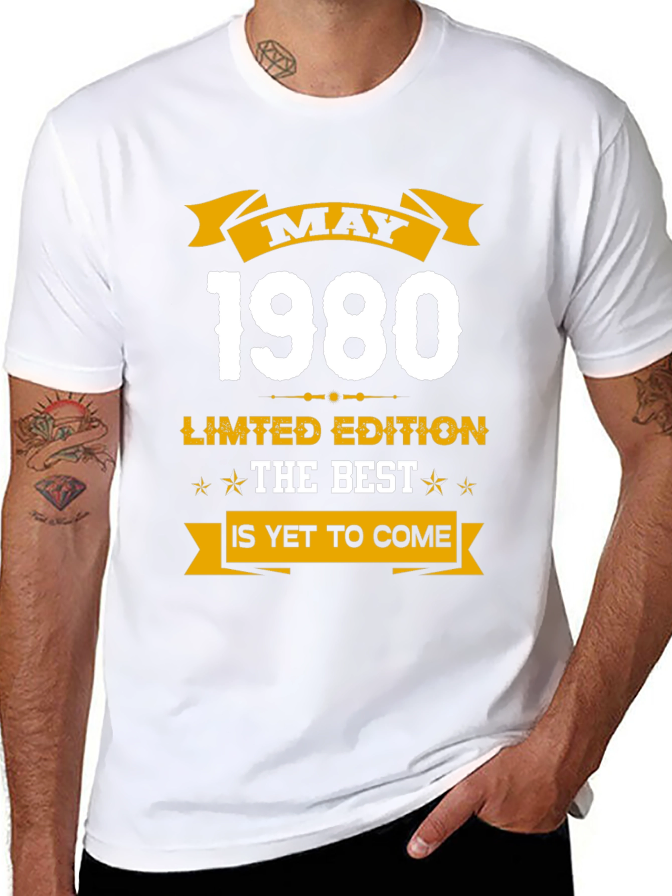 May 1980 Limited Edition Birthday T-Shirt