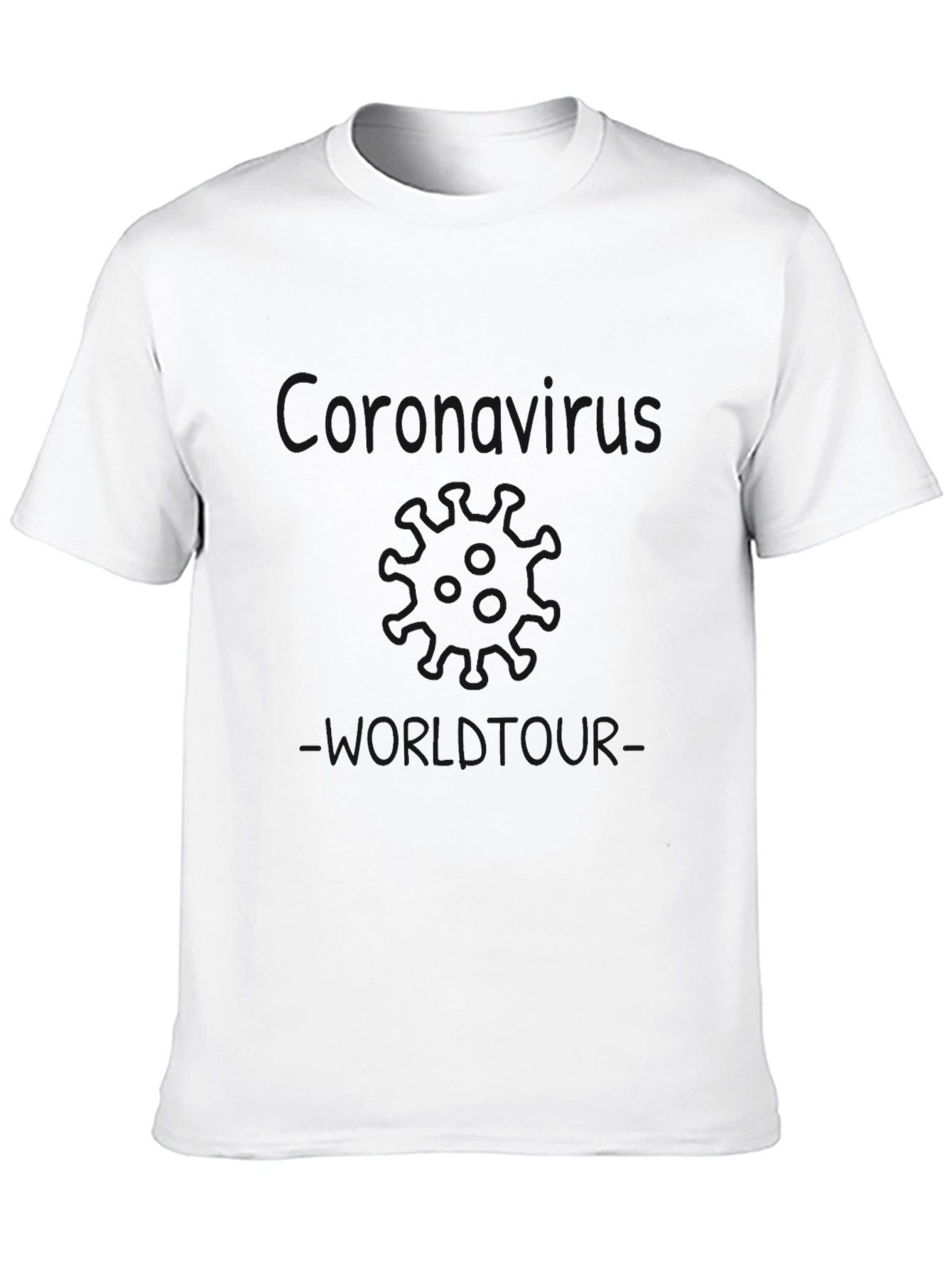 Black Graphic Tee - World Tour