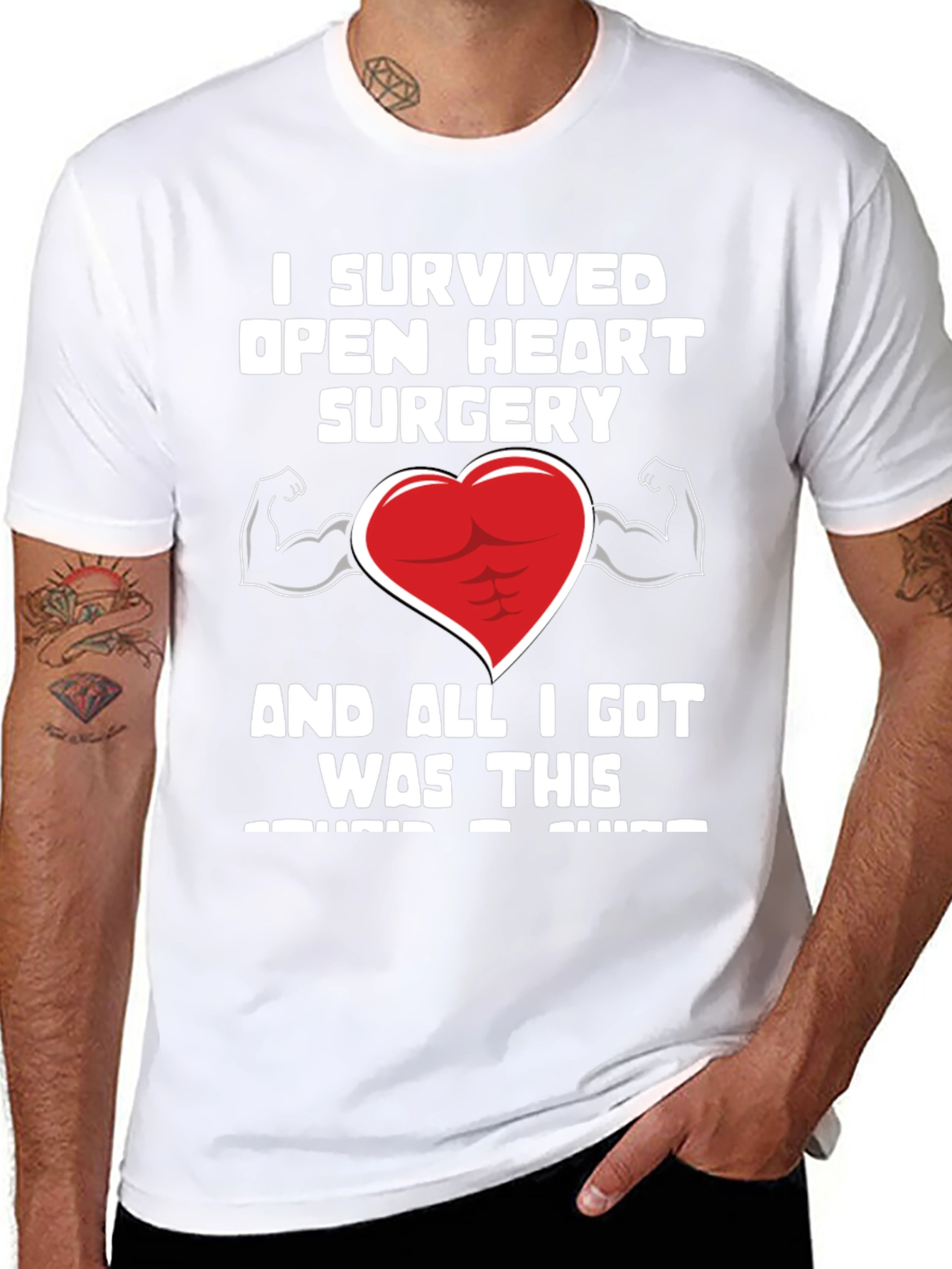I Survived Open Heart Surgery T-Shirt