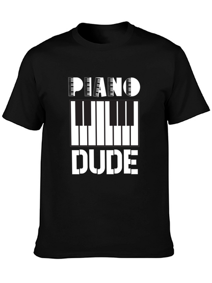 Piano Dude Graphic Tee - Musician T-Shirt