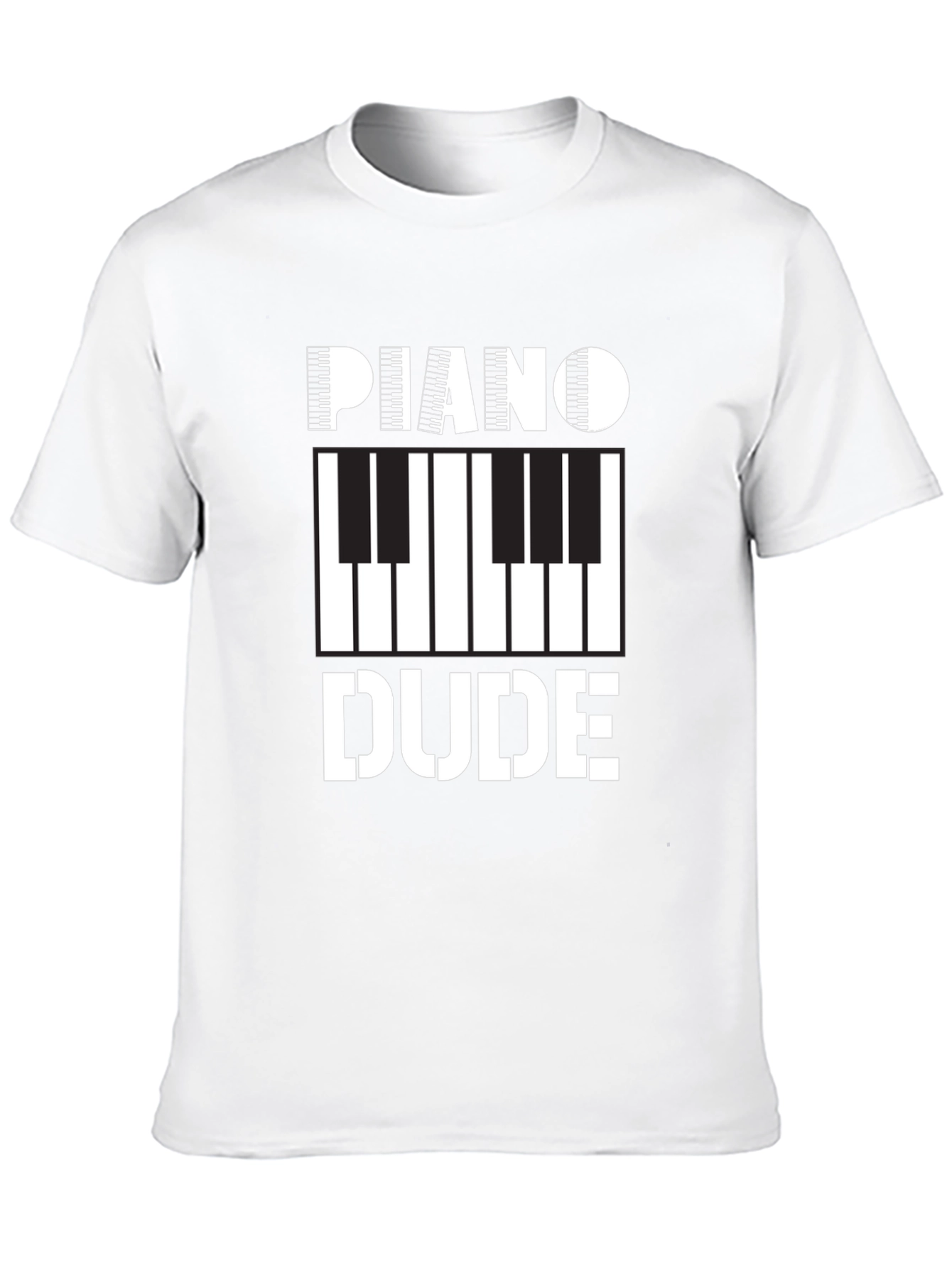 Piano Dude Graphic Tee - Musician T-Shirt