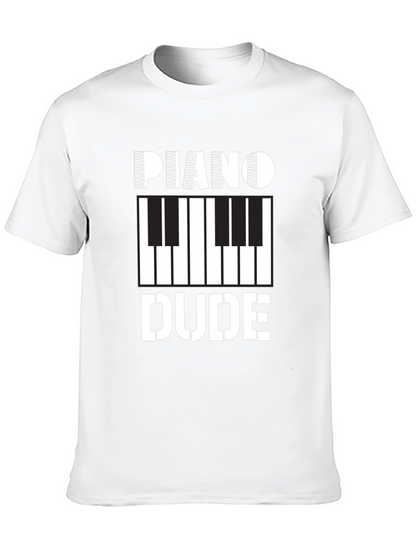 Piano Dude Graphic Tee - Musician T-Shirt
