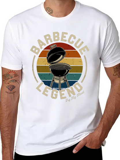 Barbecue Legend Graphic Tee - Grilling T-Shirt