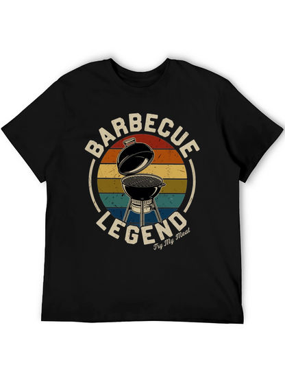 Barbecue Legend Graphic Tee - Grilling T-Shirt