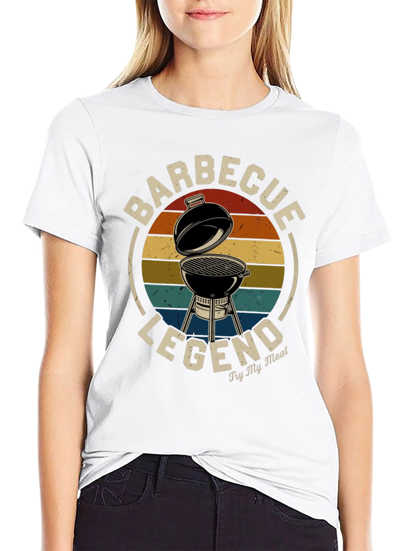Barbecue Legend Graphic Tee - Grilling T-Shirt