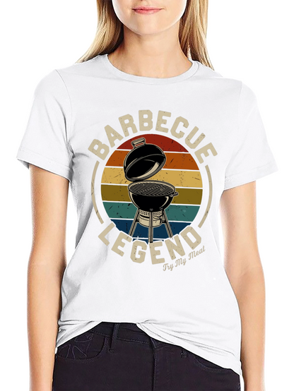 Barbecue Legend Graphic Tee - Grilling T-Shirt
