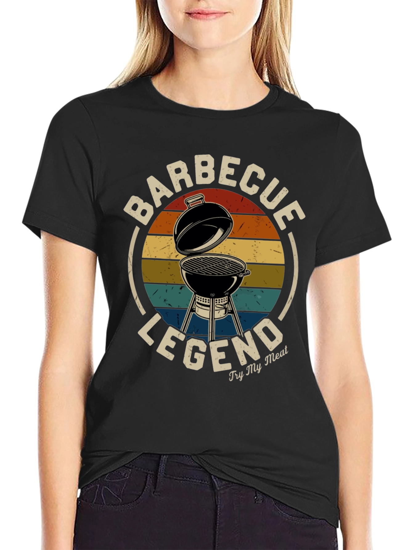 Barbecue Legend Graphic Tee - Grilling T-Shirt