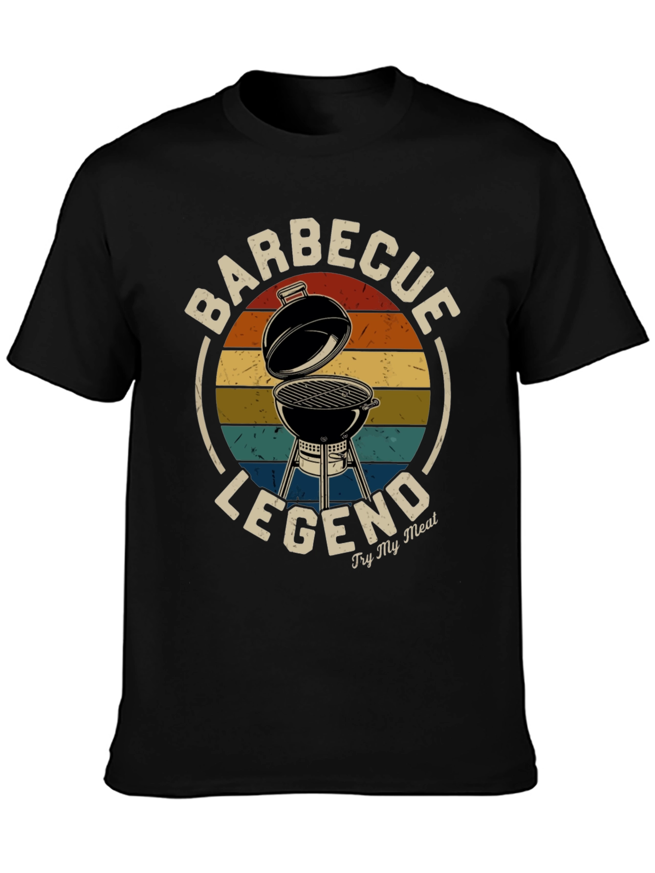 Barbecue Legend Graphic Tee - Grilling T-Shirt