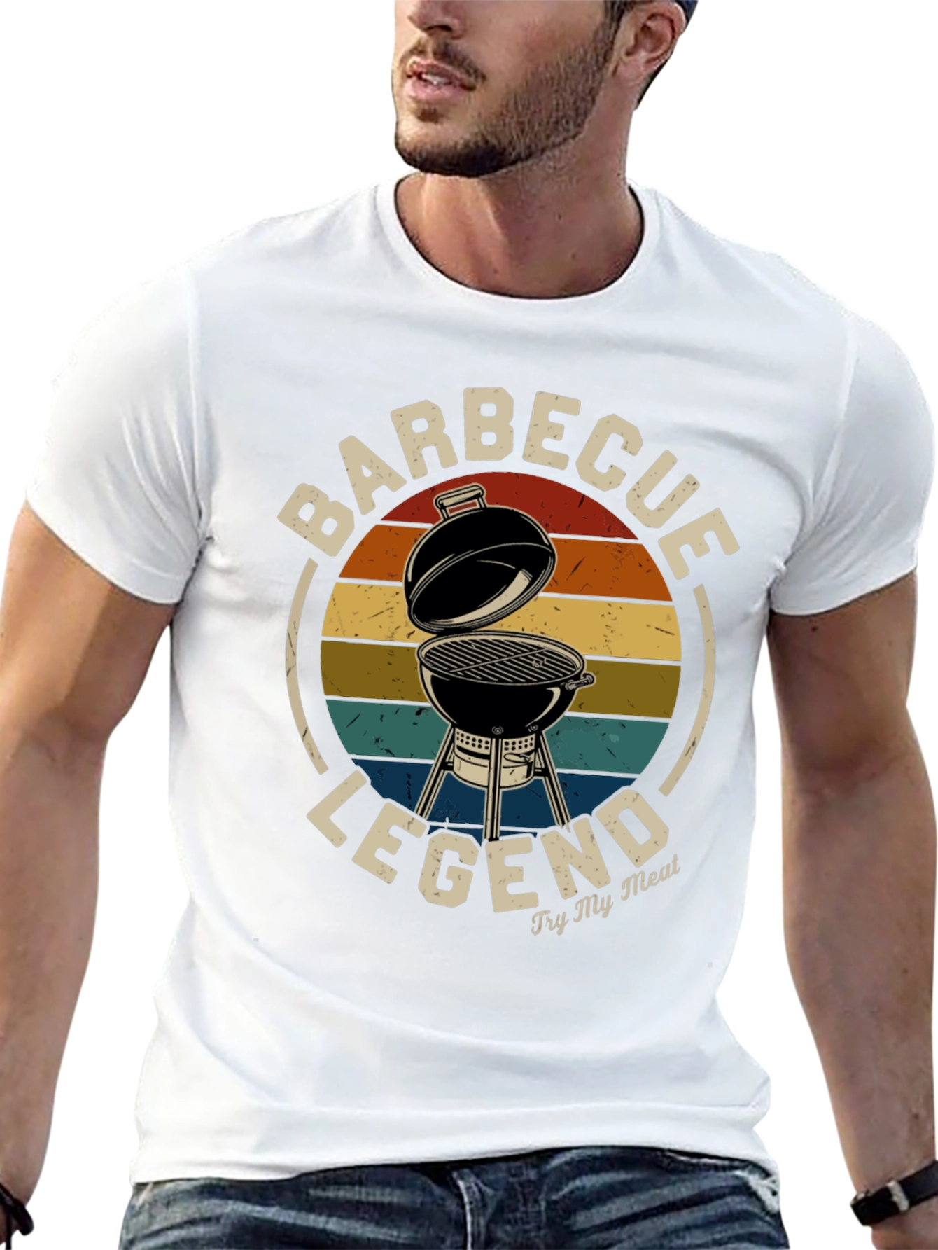 Barbecue Legend Graphic Tee - Grilling T-Shirt