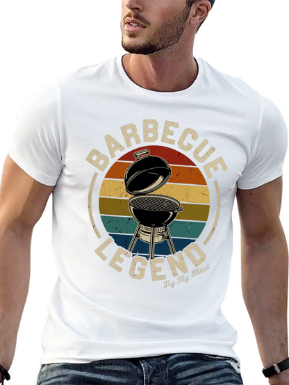 Barbecue Legend Graphic Tee - Grilling T-Shirt