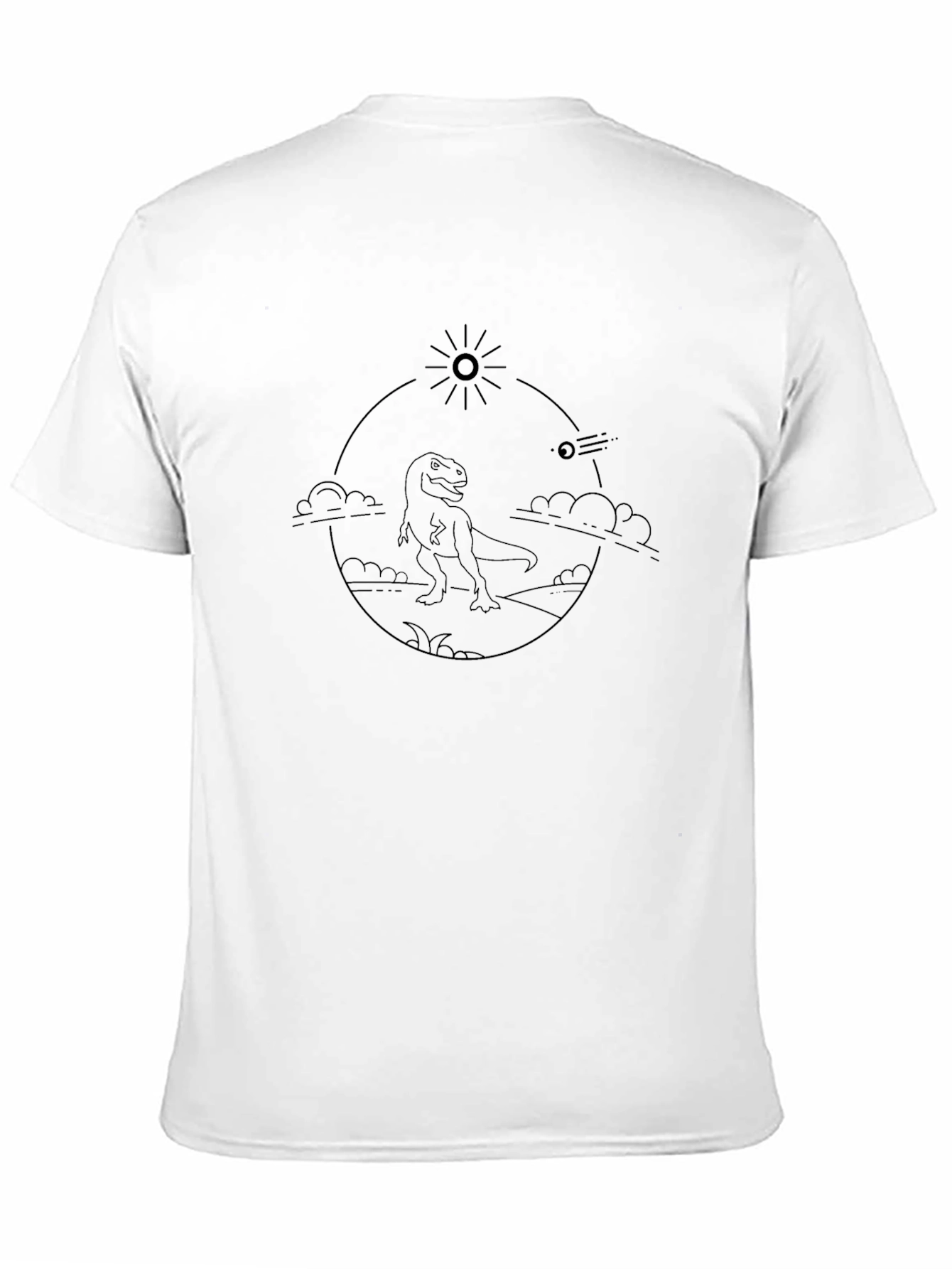 Dino Meteor T-Shirt - Graphic Tee
