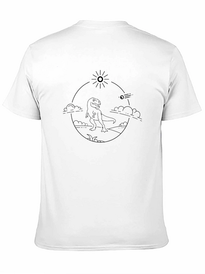 Dino Meteor T-Shirt - Graphic Tee