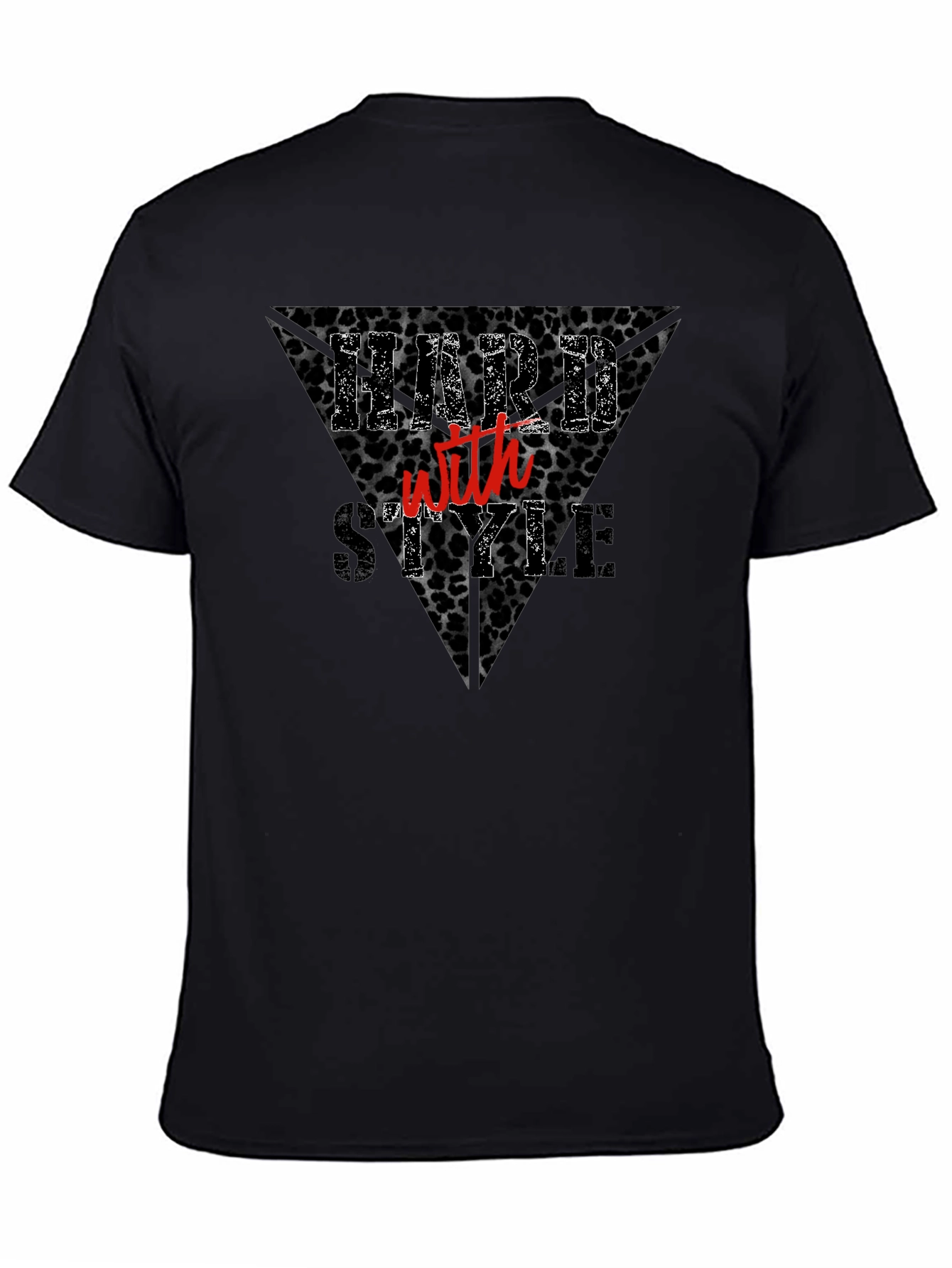 Hard With Style Black Graphic T-Shirt