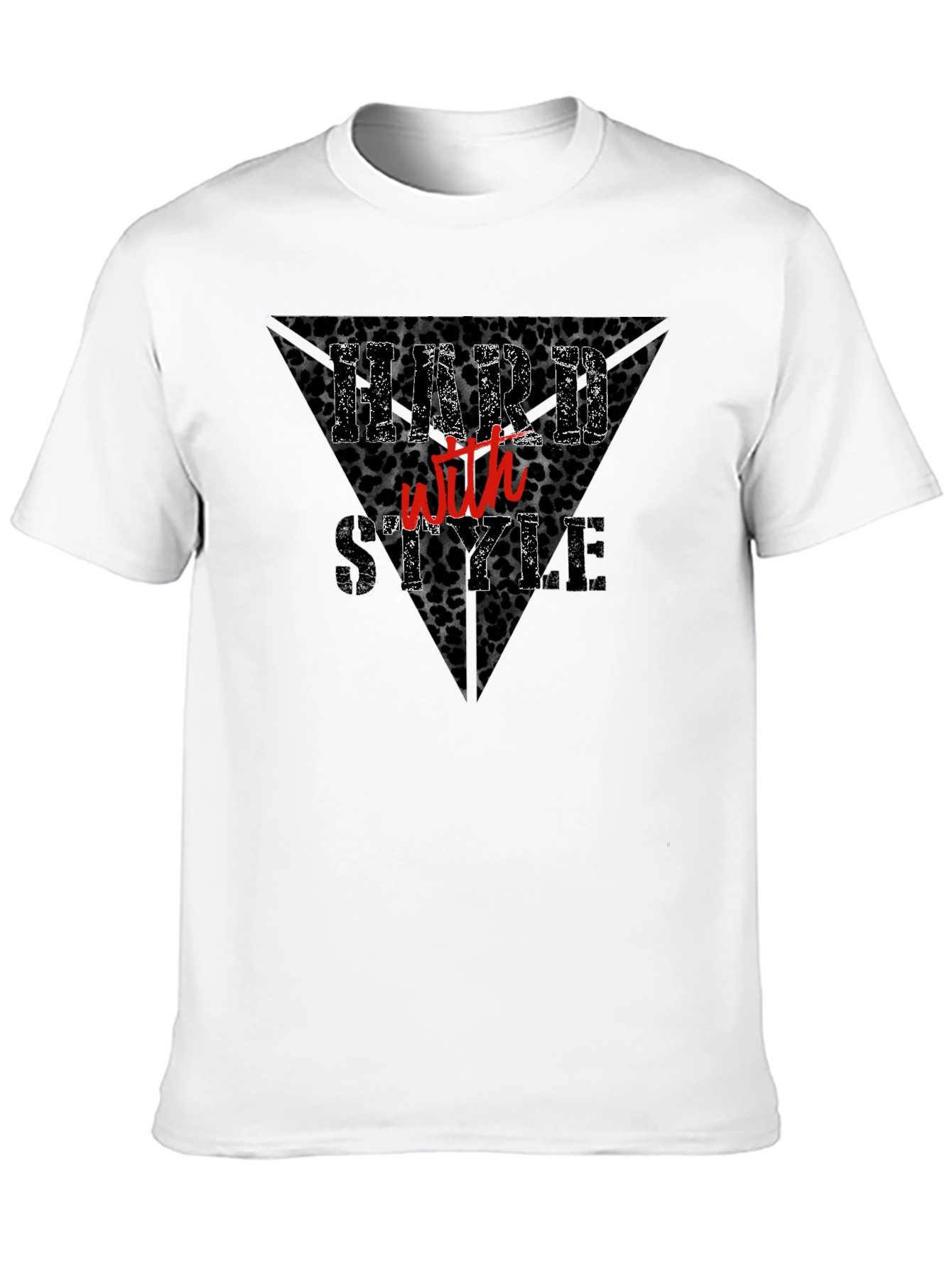 Hard With Style Black Graphic T-Shirt