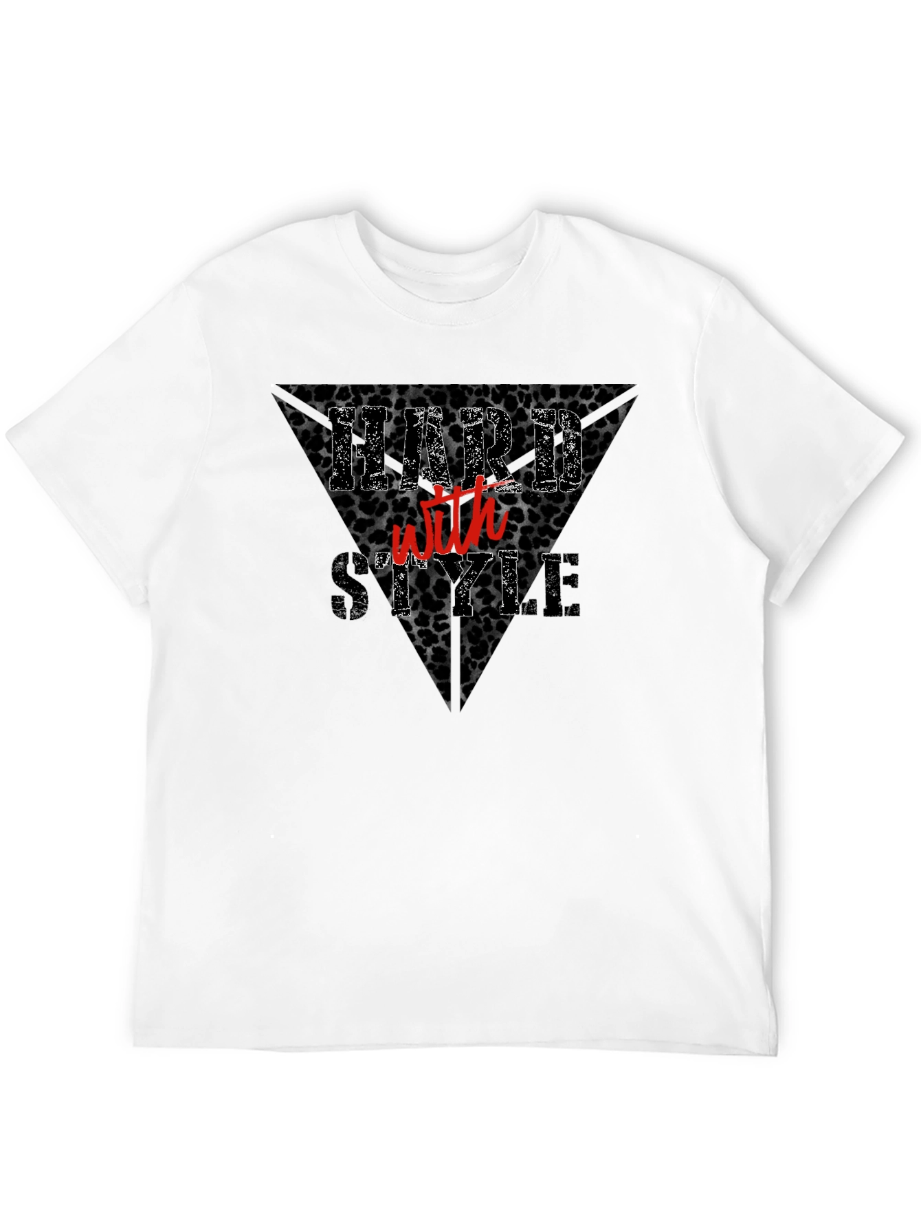 Hard With Style Black Graphic T-Shirt