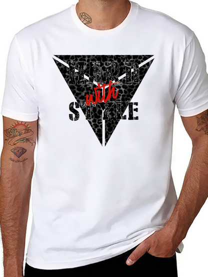 Hard With Style Black Graphic T-Shirt