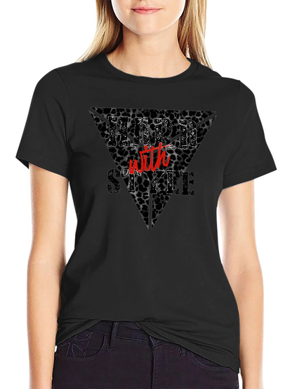 Hard With Style Black Graphic T-Shirt