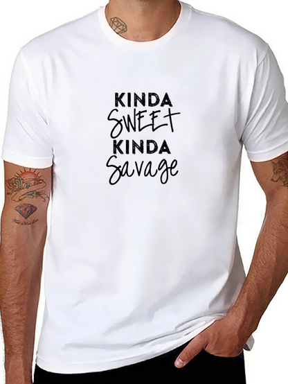 Kinda Sweet Kinda Savage Black T-Shirt