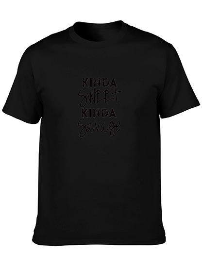 Kinda Sweet Kinda Savage Black T-Shirt