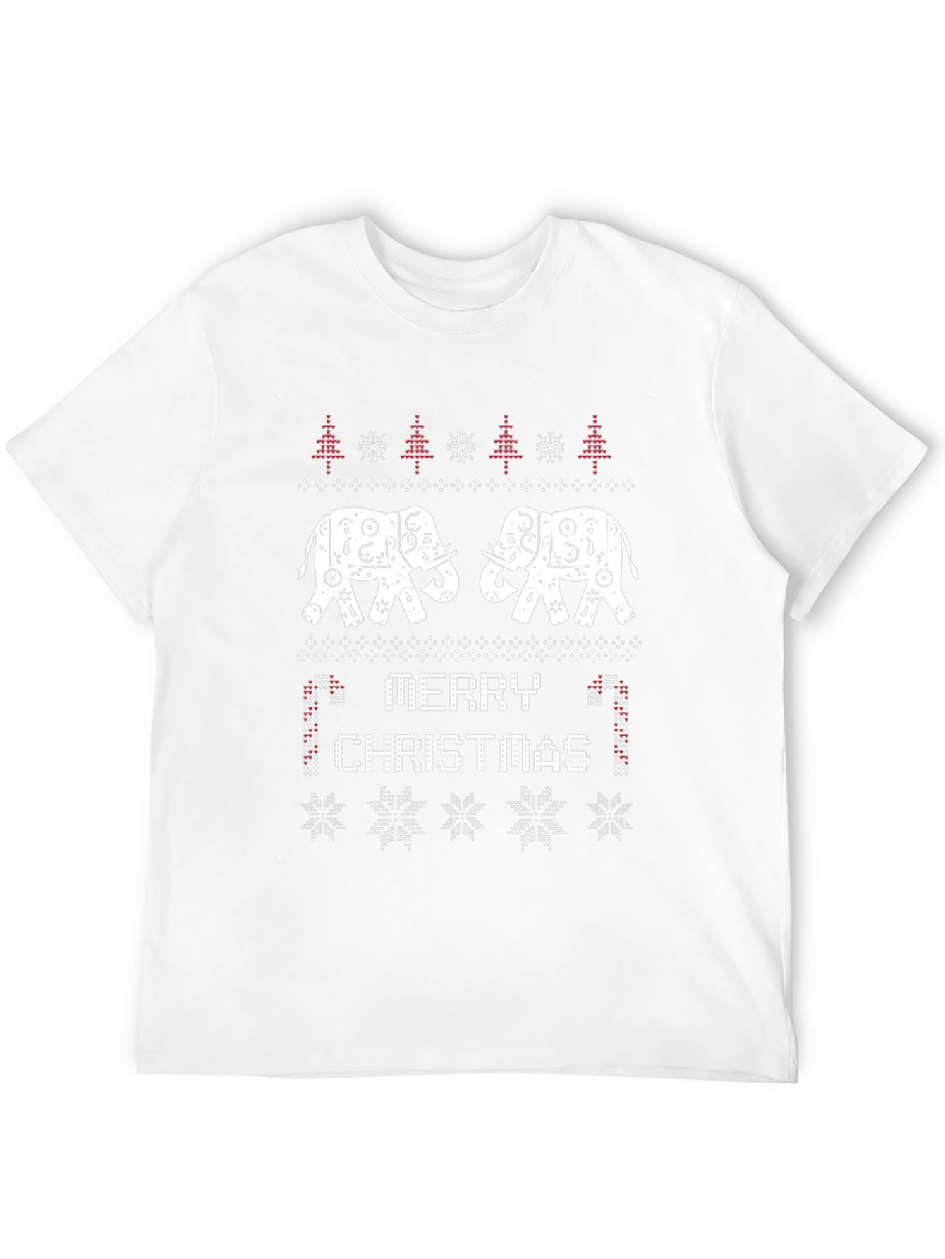 Elephant Merry Christmas T-Shirt