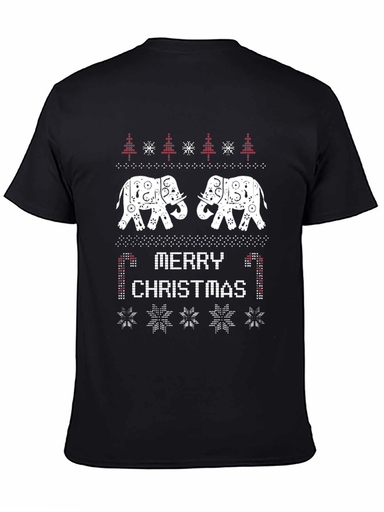 Elephant Merry Christmas T-Shirt
