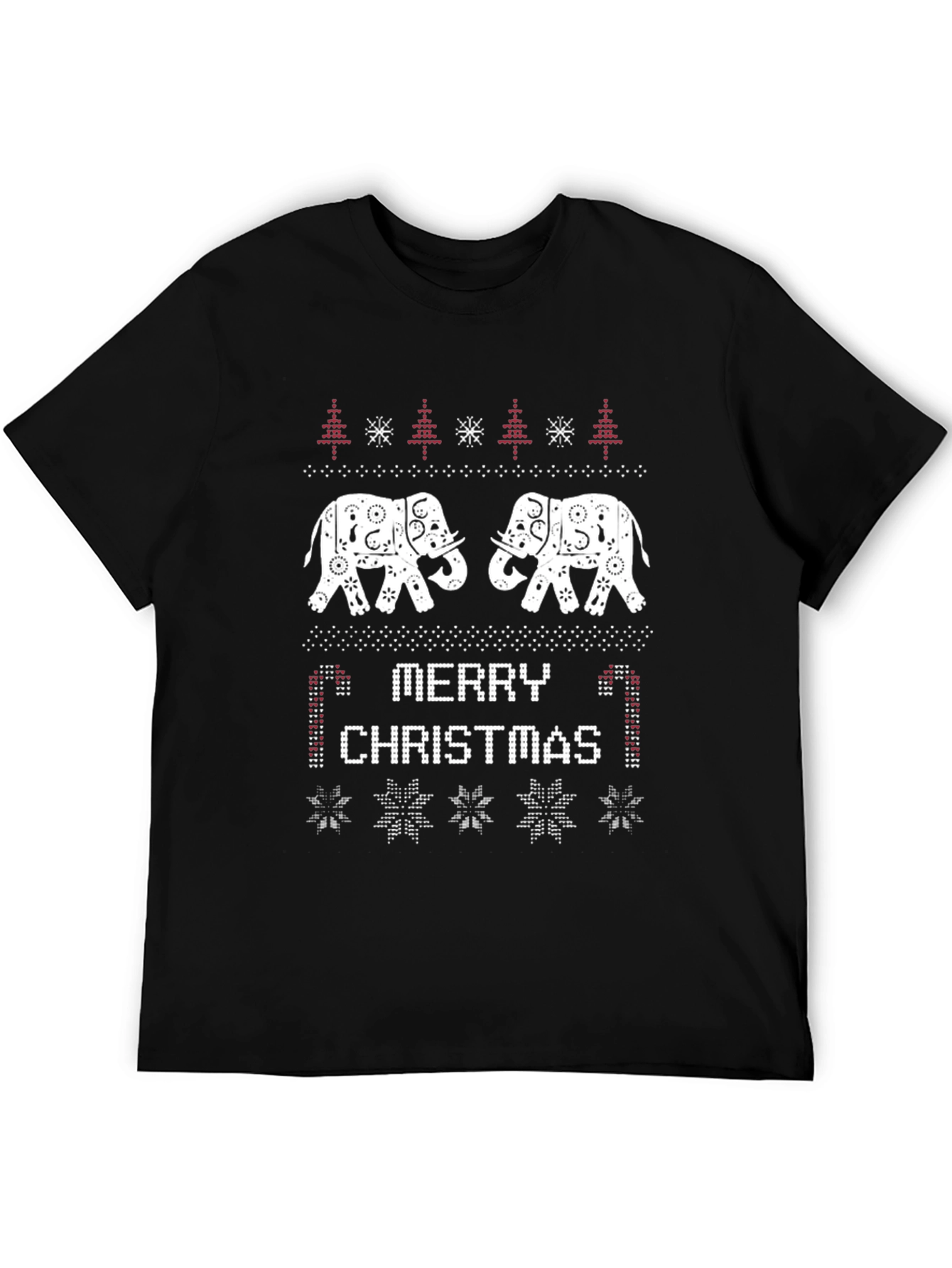 Elephant Merry Christmas T-Shirt