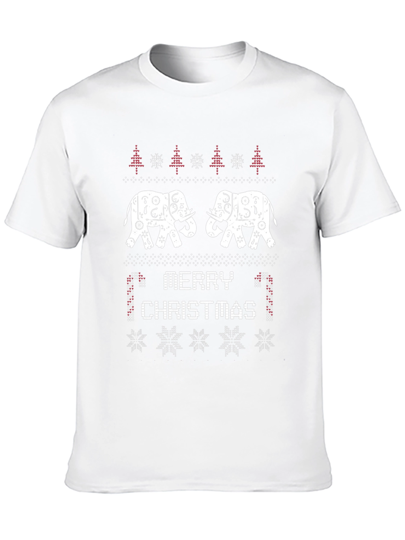 Elephant Merry Christmas T-Shirt
