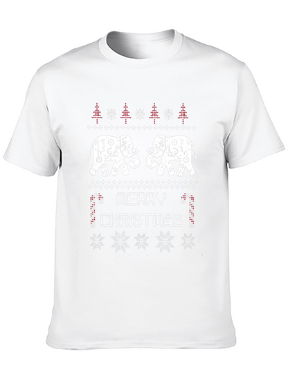 Elephant Merry Christmas T-Shirt