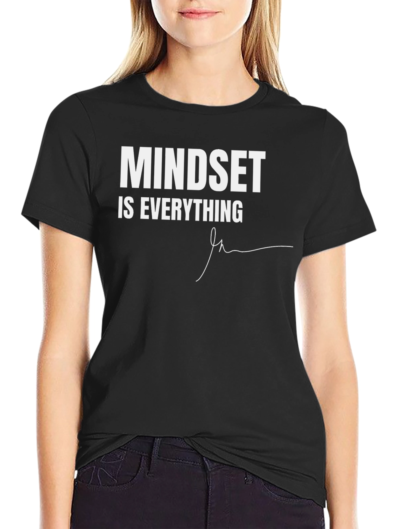 Mindset is Everything Black T-Shirt