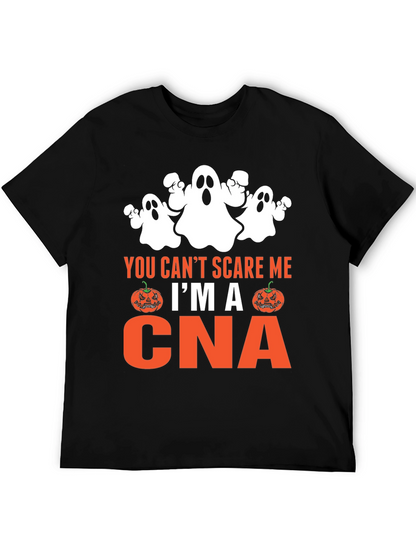 Funny CNA Halloween T-Shirt - You Cant Scare Me