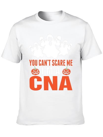 Funny CNA Halloween T-Shirt - You Cant Scare Me