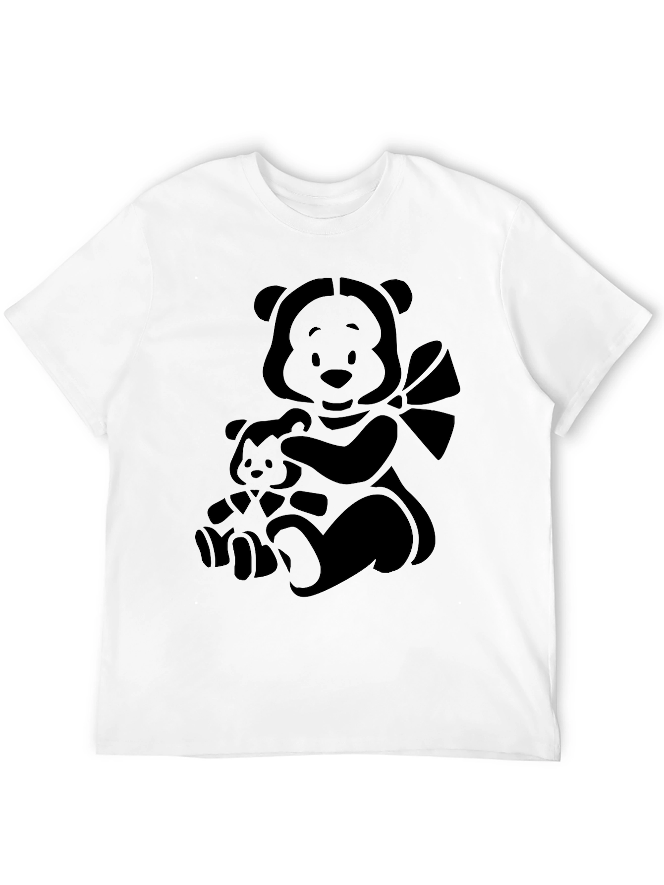 Bear Hugs Black Tee
