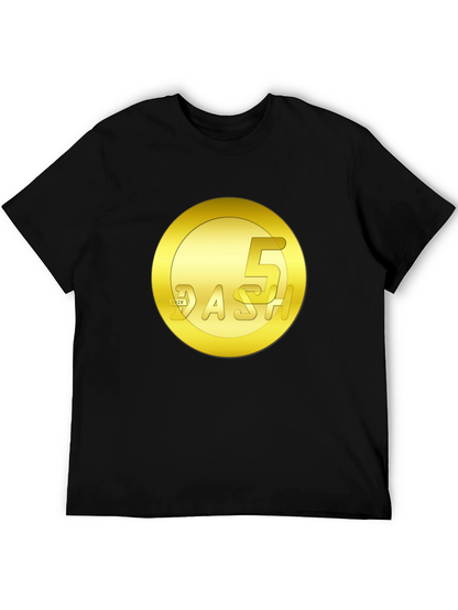 5 Dash Coin Graphic Tee - Cryptocurrency Shirt