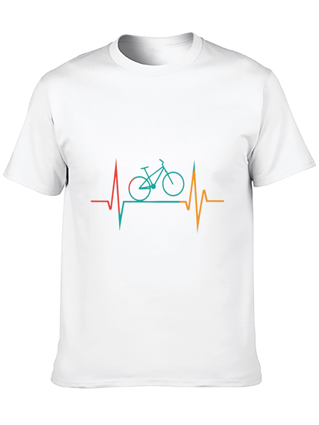Bike Heartbeat T-Shirt - Cycling Passion