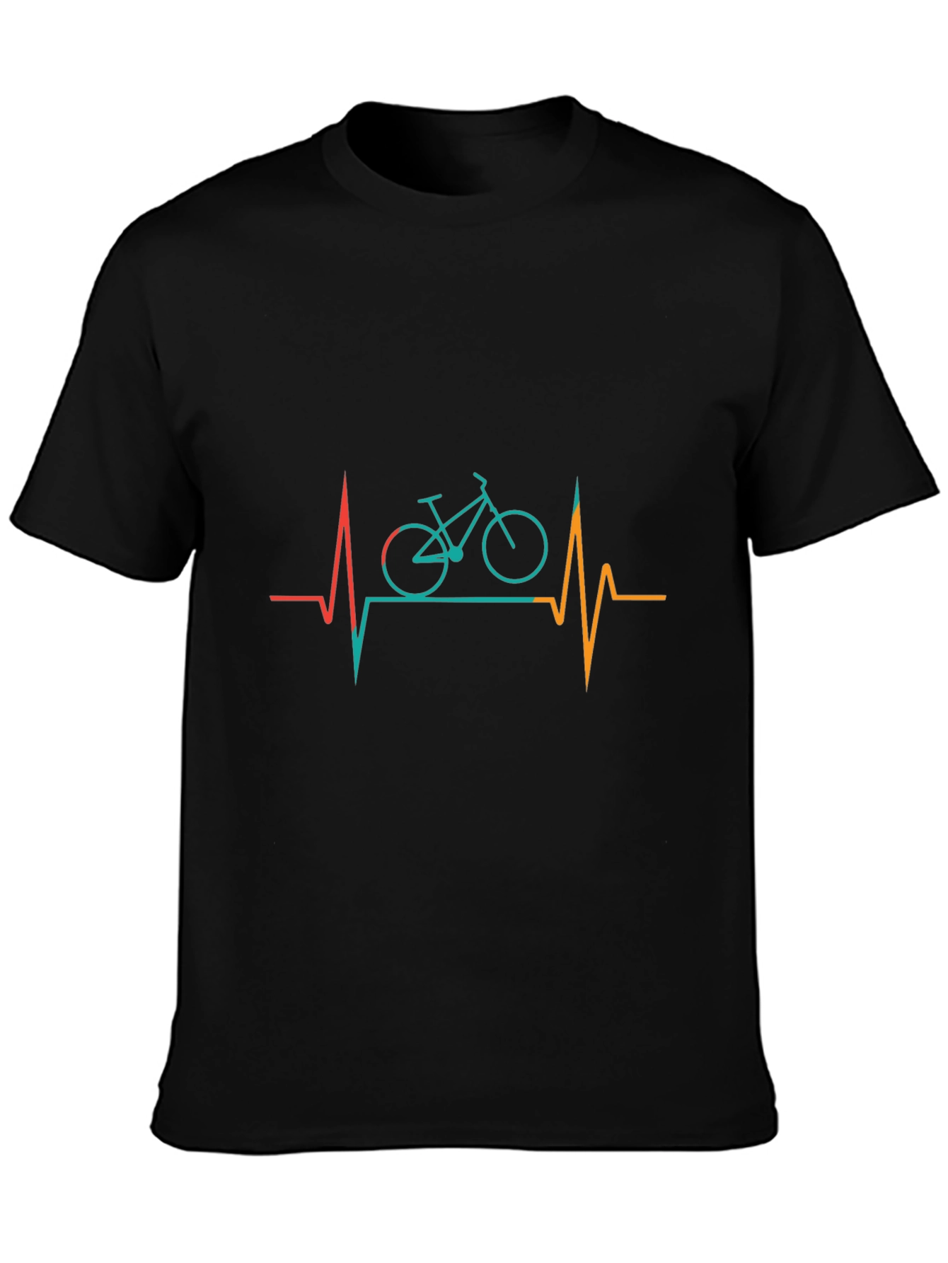 Bike Heartbeat T-Shirt - Cycling Passion