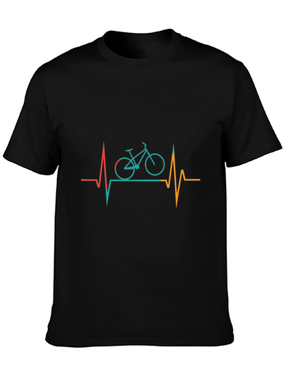 Bike Heartbeat T-Shirt - Cycling Passion