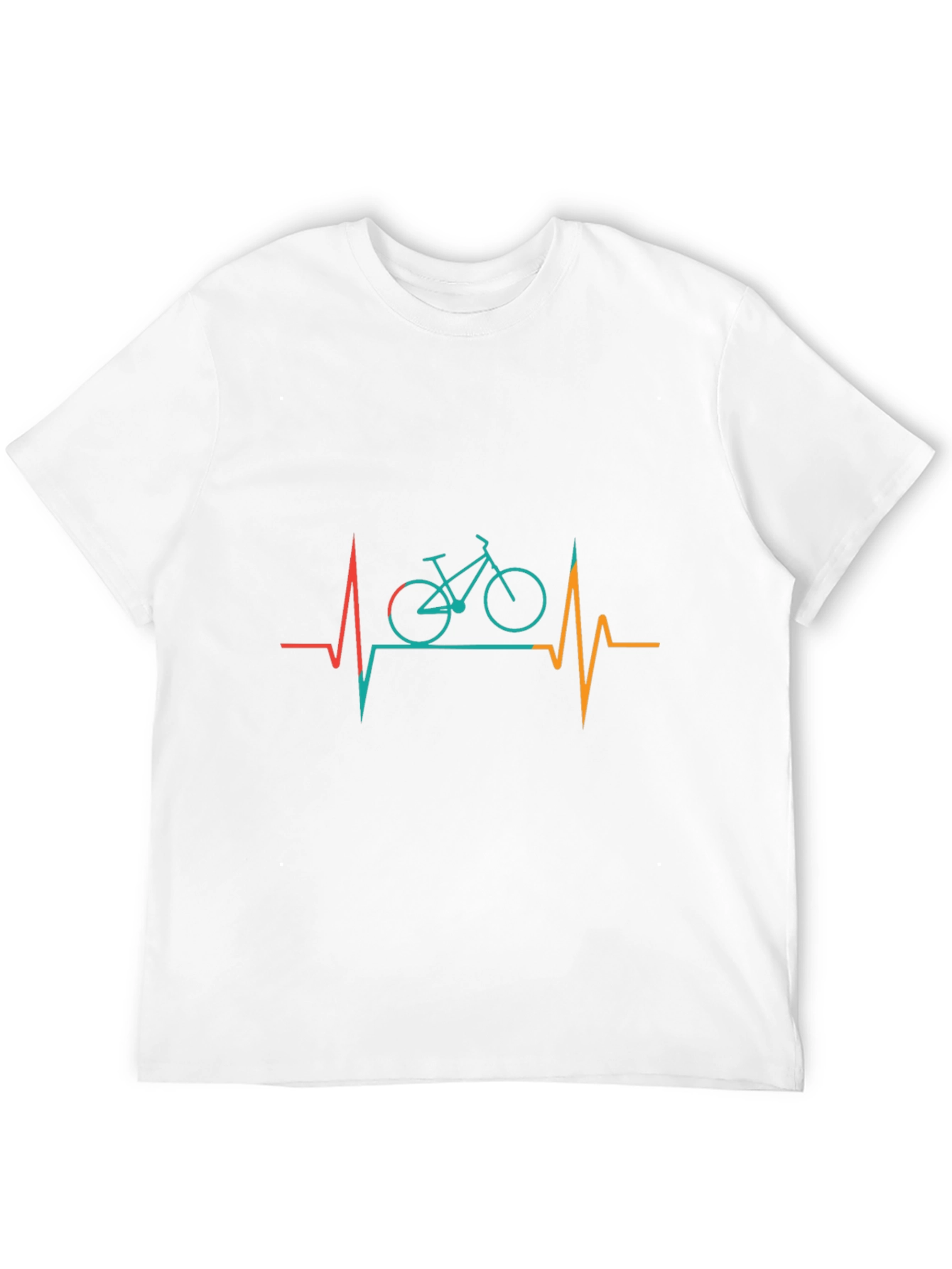 Bike Heartbeat T-Shirt - Cycling Passion