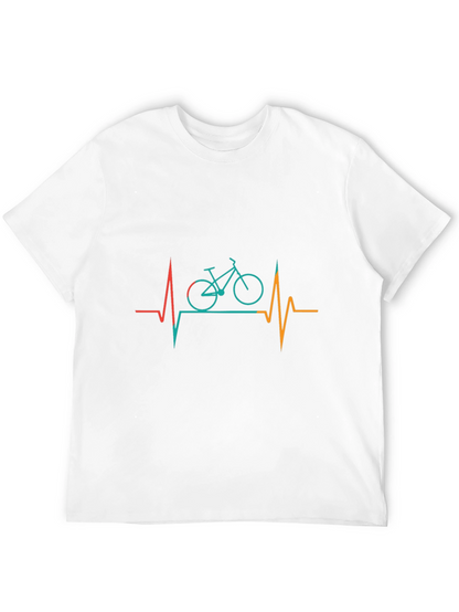 Bike Heartbeat T-Shirt - Cycling Passion
