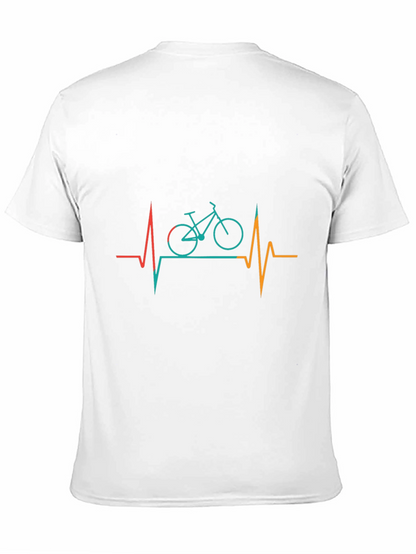 Bike Heartbeat T-Shirt - Cycling Passion