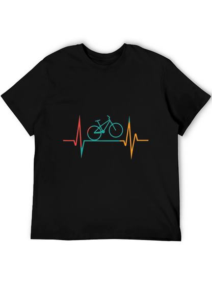 Bike Heartbeat T-Shirt - Cycling Passion