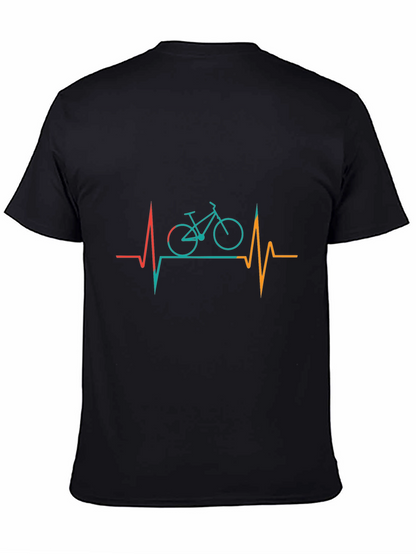 Bike Heartbeat T-Shirt - Cycling Passion