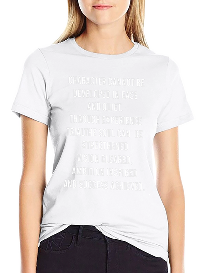 Motivational Quote Graphic T-Shirt