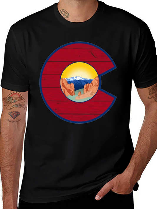 Colorado State Flag Graphic T-Shirt