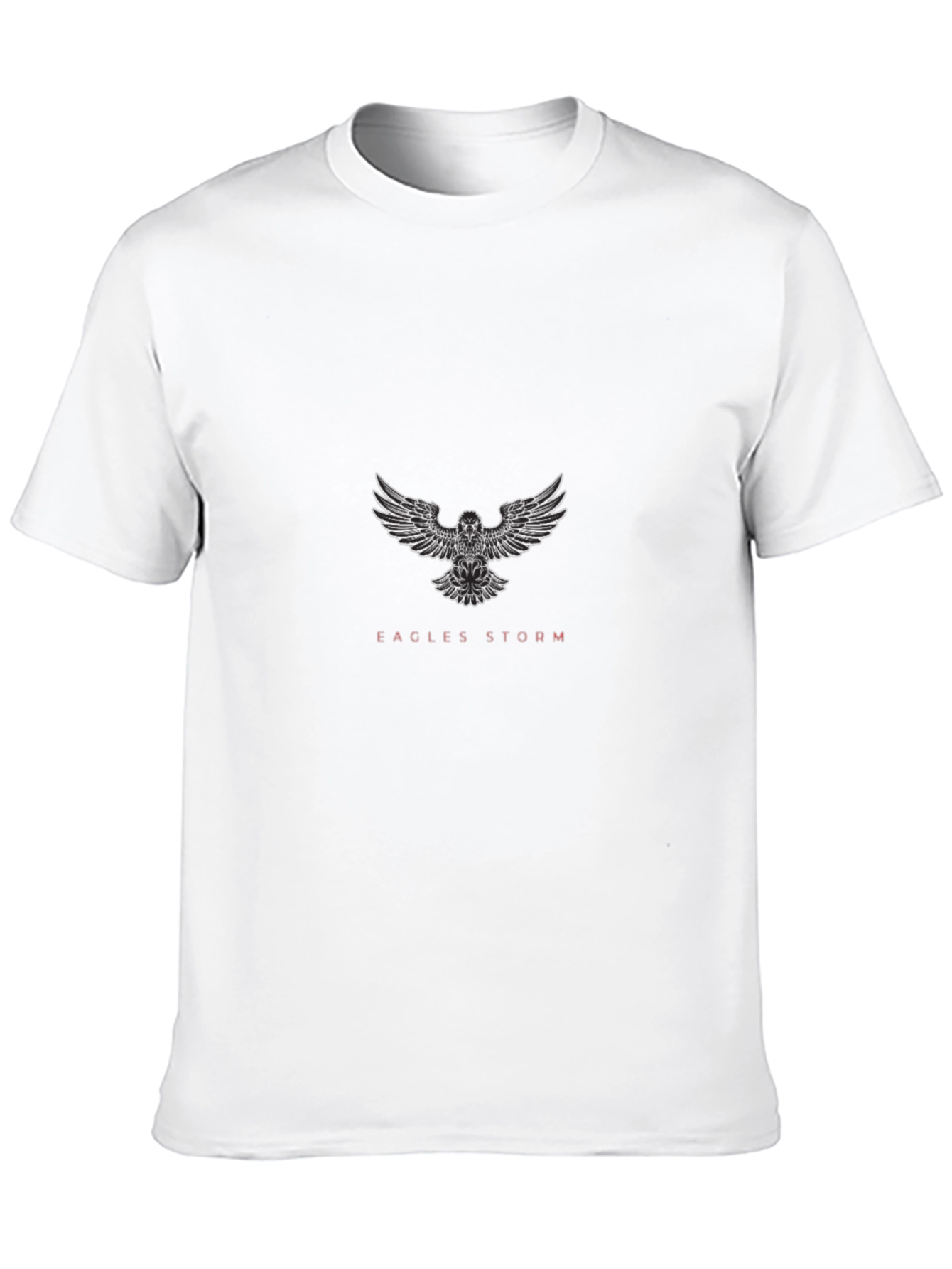 Eagles Storm Graphic Tee - Black Cotton Blend