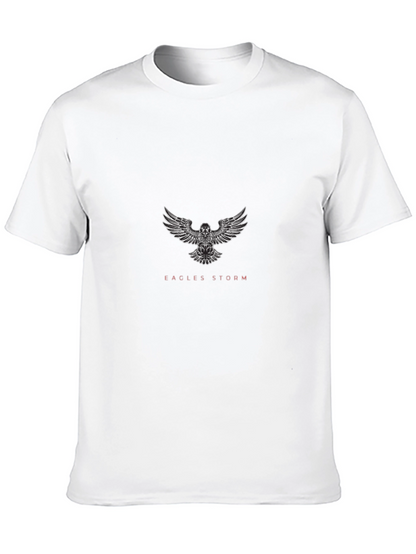 Eagles Storm Graphic Tee - Black Cotton Blend