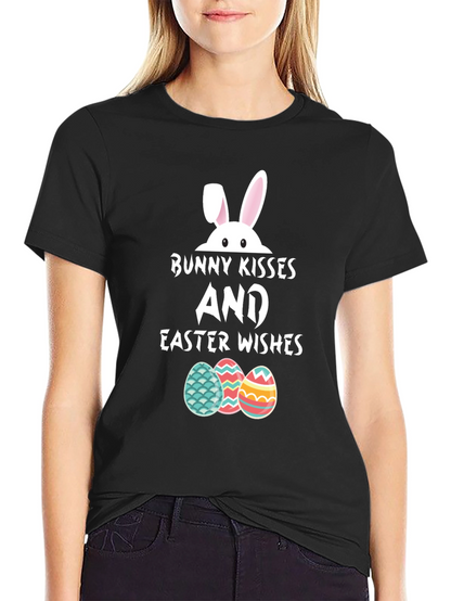 Bunny Kisses Easter Wishes T-Shirt