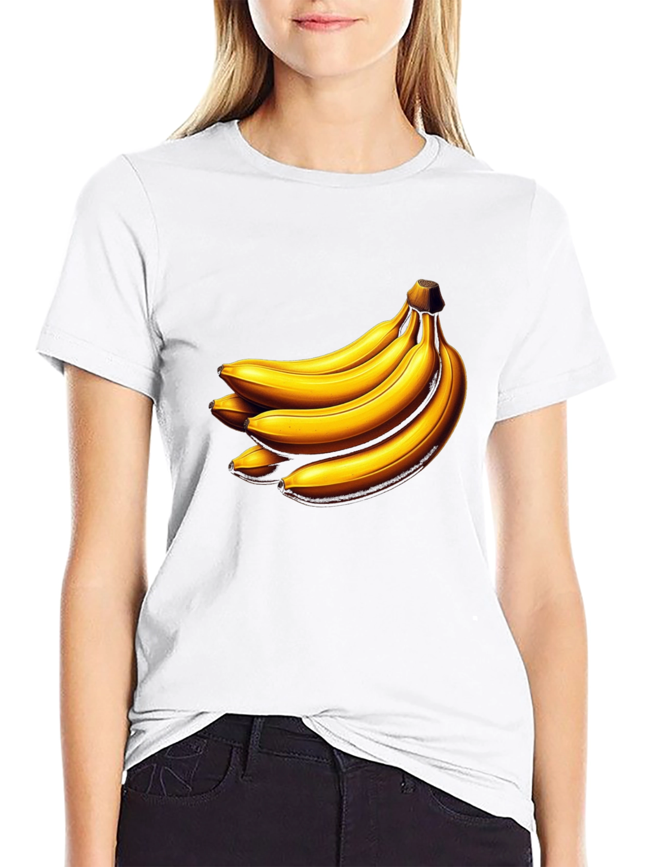 Banana Graphic Tee - Unique Fruit Design