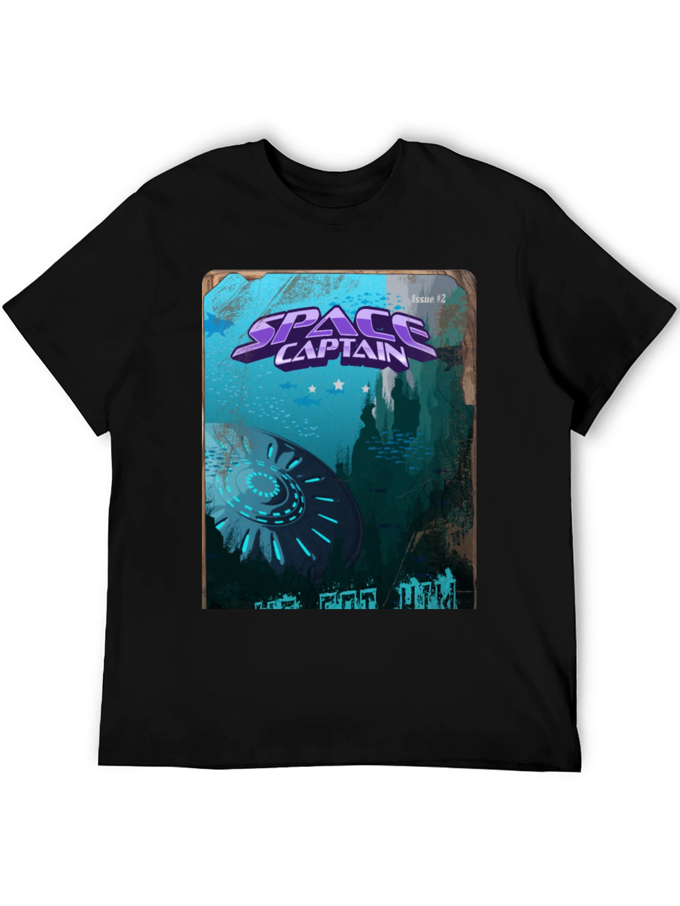 Space Captain Graphic Novel T-Shirt