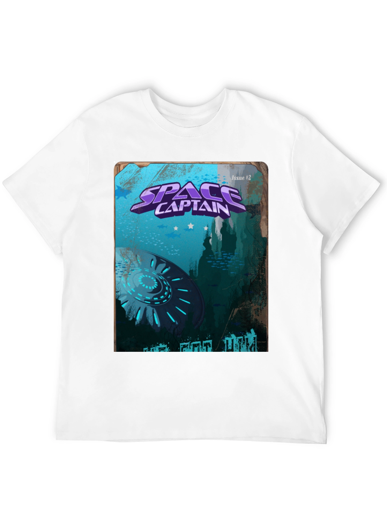 Space Captain Graphic Novel T-Shirt